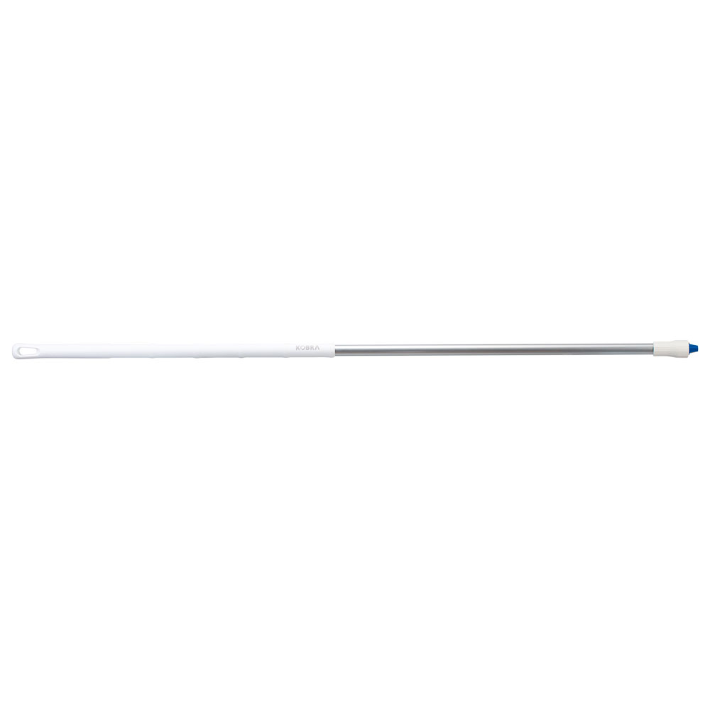 Alustiel lang mit ergonomischem   Griff Weiss