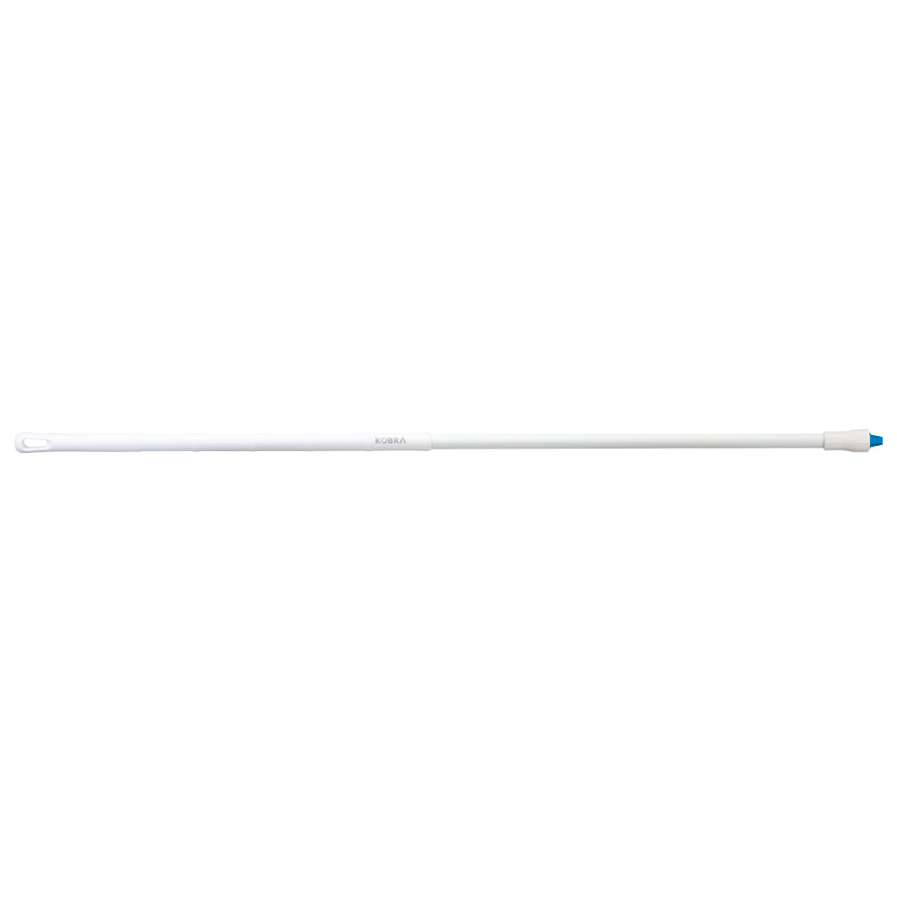 Glasfieberstiel mit ergonomischem Griff Weiss