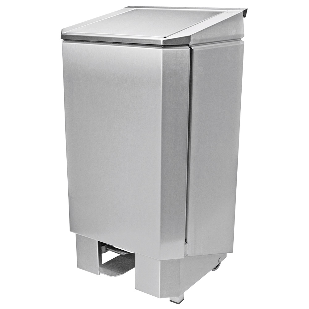 Tretabfalleimer Edelstahl | 400 | Silber | 765 | 60 | Edelstahl | 365