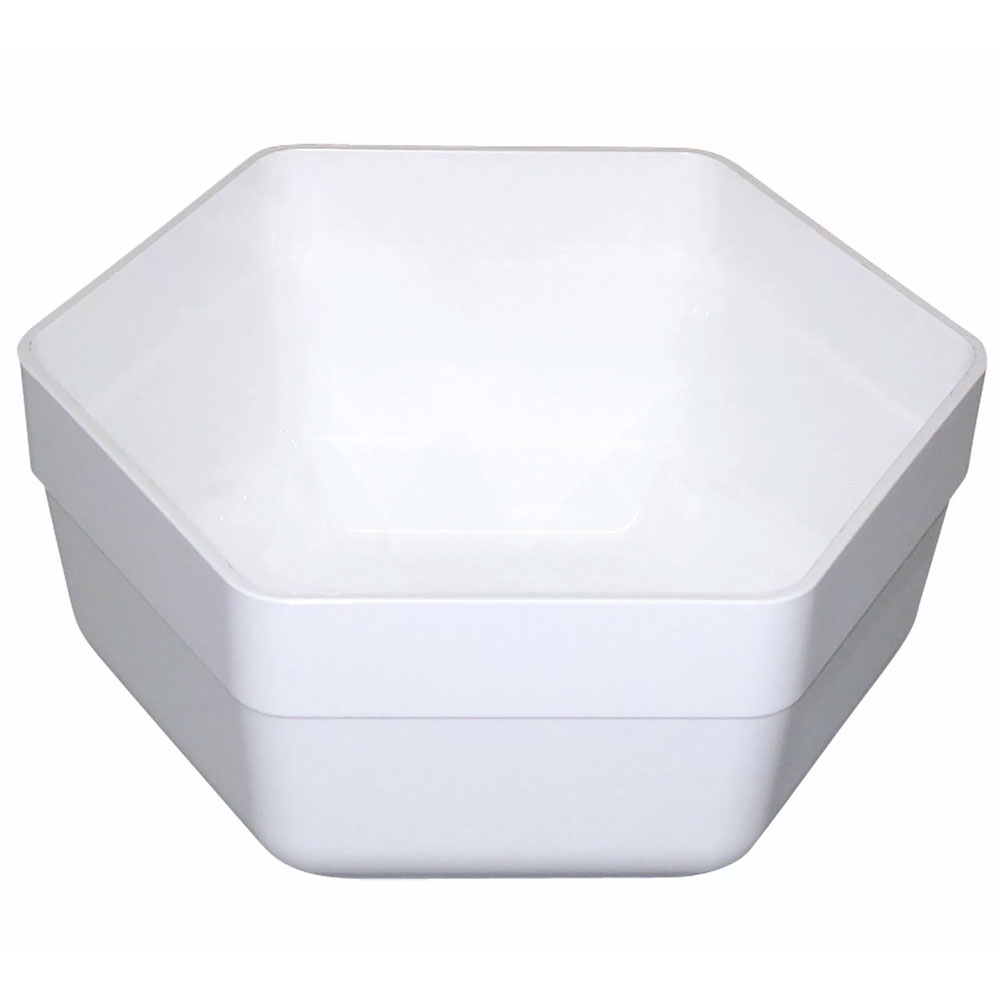 Plat d’étalage hexagonal Plat d’étalage hexagonal