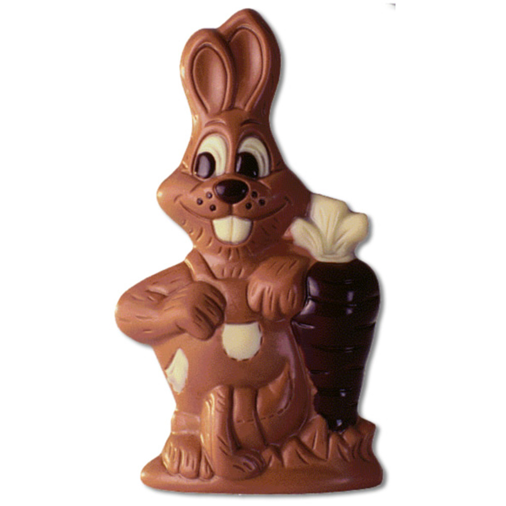 Lapin jardinier avec carotte