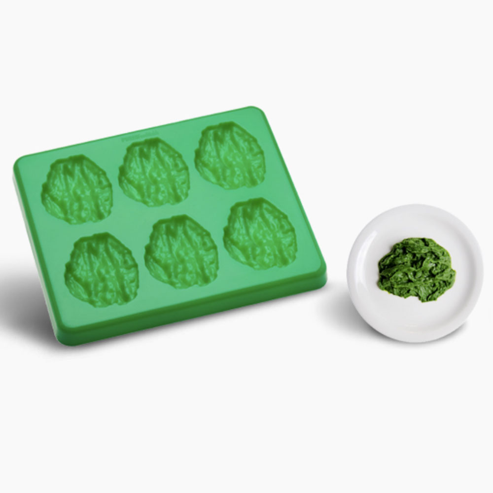 Smoothfood-Formen Spinat