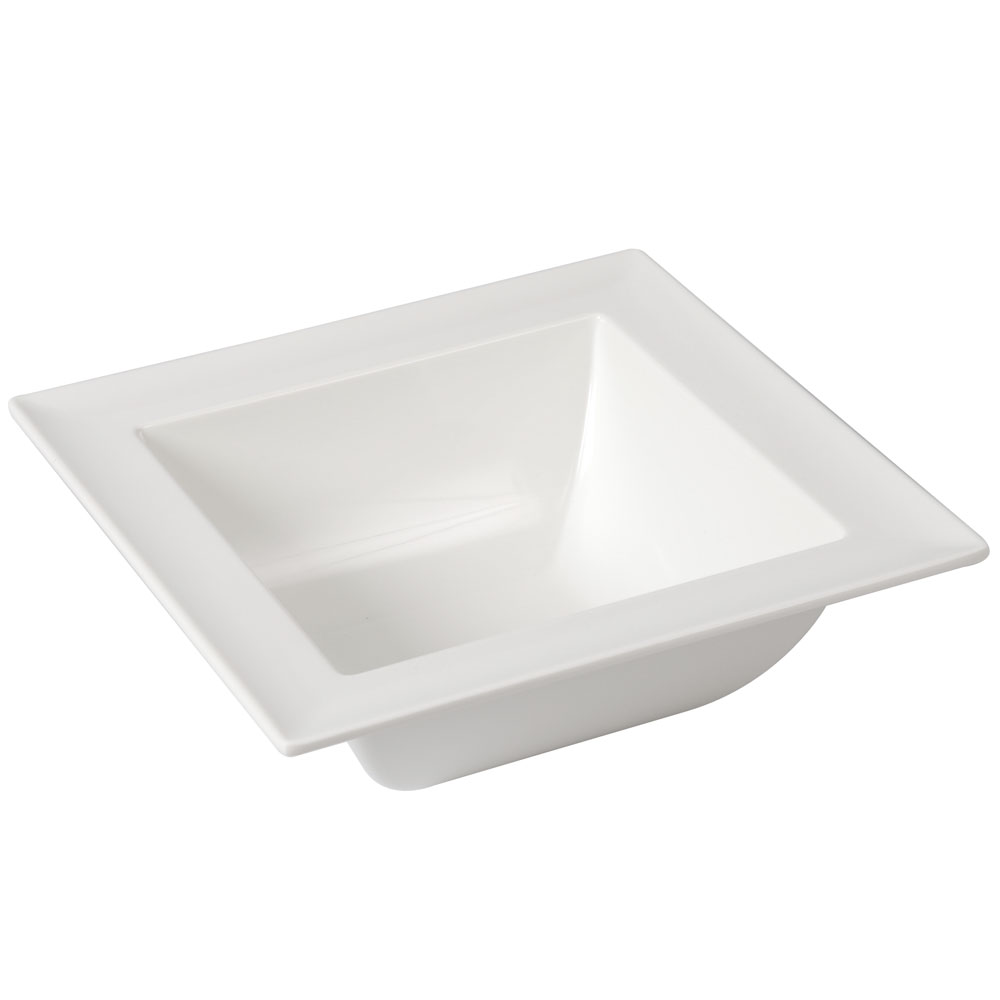 Saladier Dover carré avec rebord plat Saladier Dover carré avec rebord plat