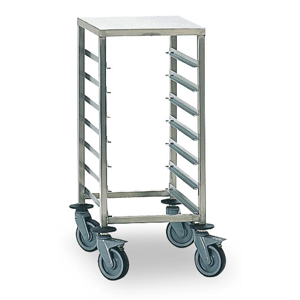Regalwagen GN 1/1 mit Tischplatte