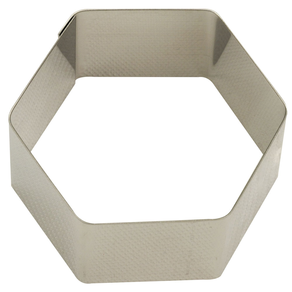 Cercle pour desserts / nonette Hexagone