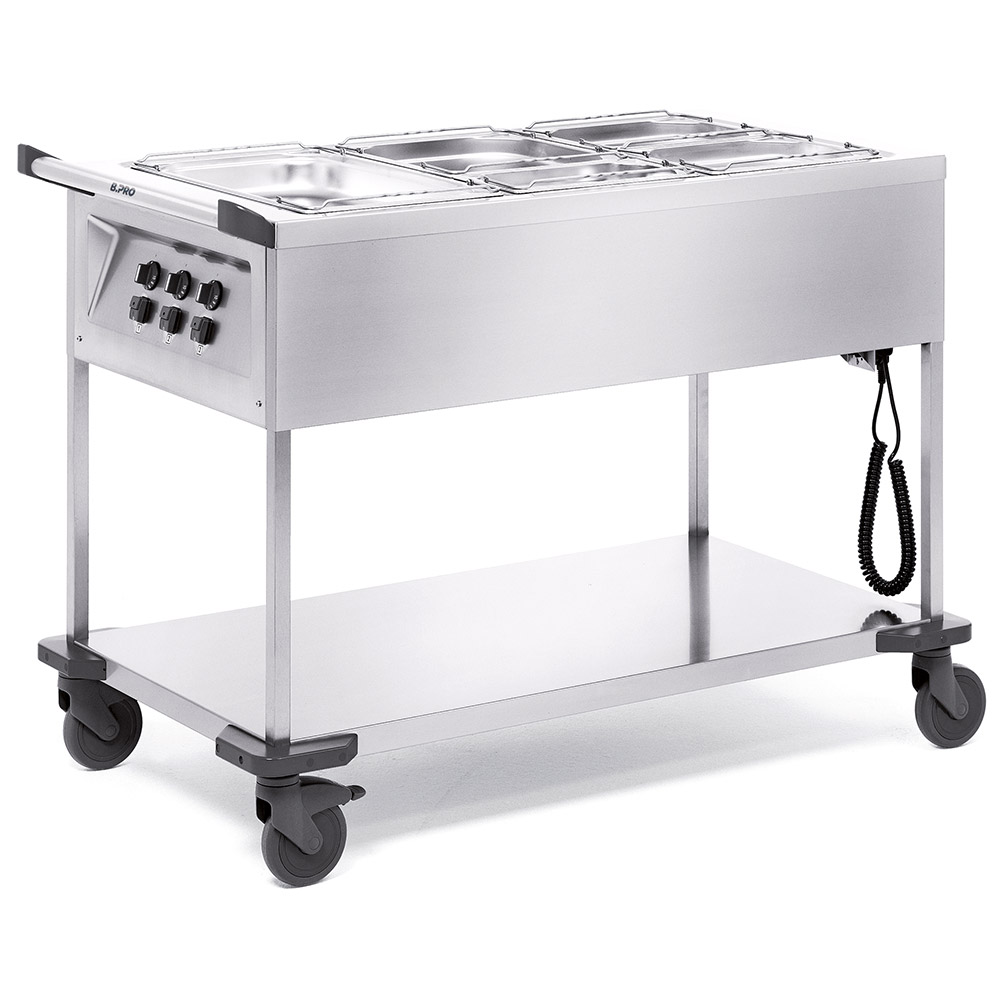 Chariot distributeur de repas B.Pro 3 x GN 1/1