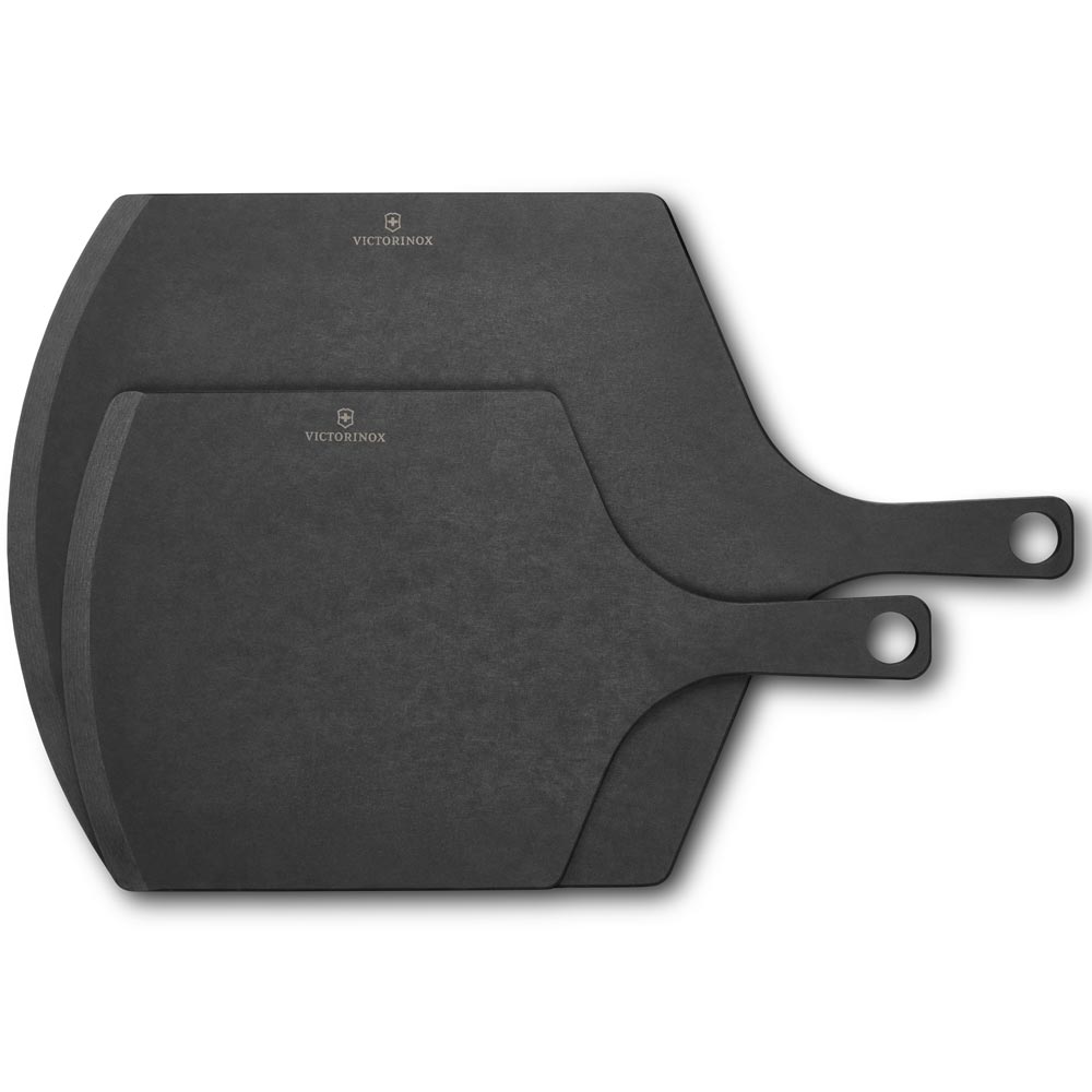 Pizzaschaufel mit Griff und schräger Kante schwarz Pizzaschaufel mit Griff und schräger Kante schwarz